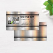 Toestellen | Hardwarehulpmiddelen | Metalen rivett Visitekaartje (Bureau)