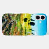 TOESTELLEN VAN LANDSCHAP MET POPPEN Case-Mate iPhone CASE (Achterkant (horizontaal))