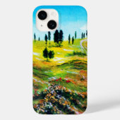 TOESTELLEN VAN LANDSCHAP MET POPPEN Case-Mate iPhone CASE (Achterkant)