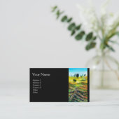 TOESTELLEN VAN LANDSCHAP MET POPPEN VISITEKAARTJE (Staand voorkant)