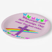 TOESTELLING VAN DE LERAAR PAPIEREN BORDJE (Gekanteld)