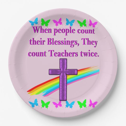 TOESTELLING VAN DE LERAAR PAPIEREN BORDJE (Voorkant)