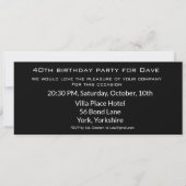 Toestemming om het even welke Leeftijd Wit en Zwar Kaart (Achterkant)