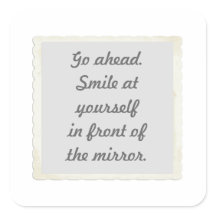 Toestemming om naar jezelf te lachen stickers