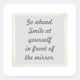 Toestemming om naar jezelf te lachen stickers