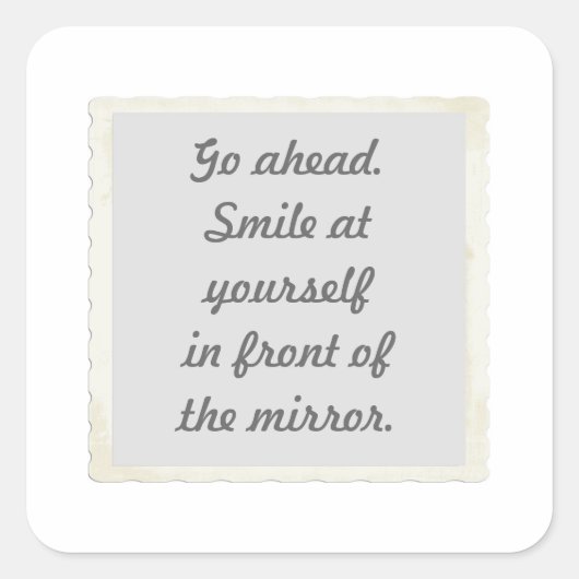 Toestemming om naar jezelf te lachen stickers (Voorkant)