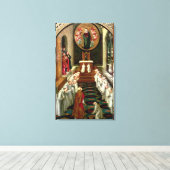 Toestemming van de maagd tot de Gemeenschap Canvas Afdruk (Insitu (Houten vloer))