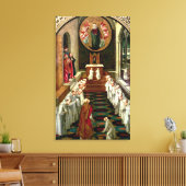 Toestemming van de maagd tot de Gemeenschap Canvas Afdruk (Insitu (Woonkamer))