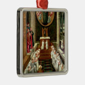 Toestemming van de maagd tot de Gemeenschap Metalen Ornament (Rechts)