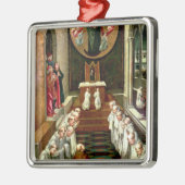 Toestemming van de maagd tot de Gemeenschap Metalen Ornament (Links)