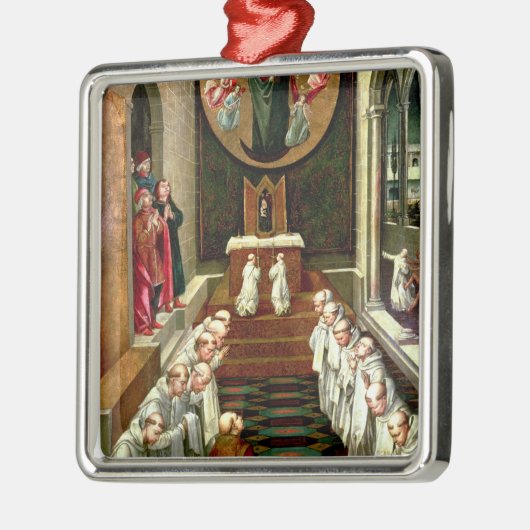 Toestemming van de maagd tot de Gemeenschap Metalen Ornament (Links)