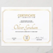 Toestemming voor het bewijs van voltooiing