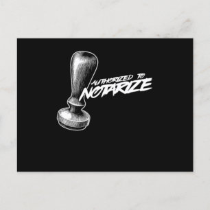 Toestemming voor het notariseren van de notariswet briefkaart