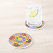toestemming voor het onderzetter mandala (Zijkant)