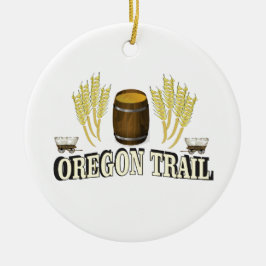 toestemming voor oregon trail keramisch ornament