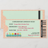 Toestemming voor uitnodiging van de partij (Voorkant / Achterkant)