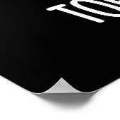 Toetally Guy Funny Big Toe Pun Dark BG Poster (Hoek)