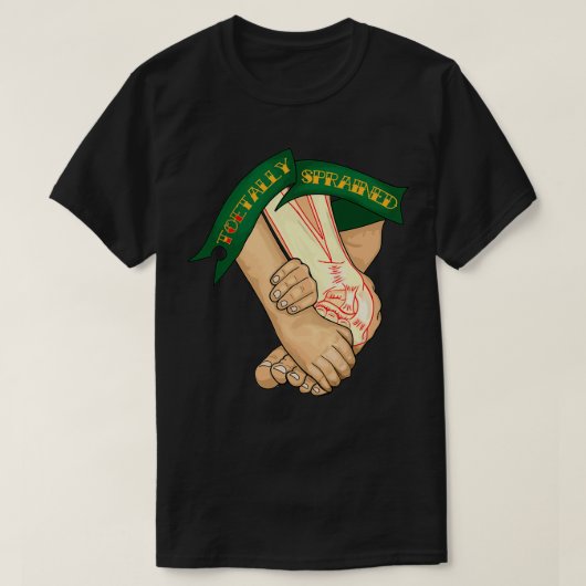 TOEtally Sprained Toe Hold T-shirt (Design voorkant)