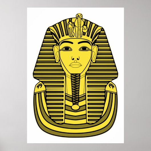 Toetanchamon clip art illustratie poster (Voorkant)