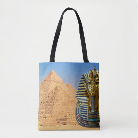 Toetanchamon & Piramides Tote Bag (Voorkant)