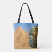 Toetanchamon & Piramides Tote Bag (Achterkant)