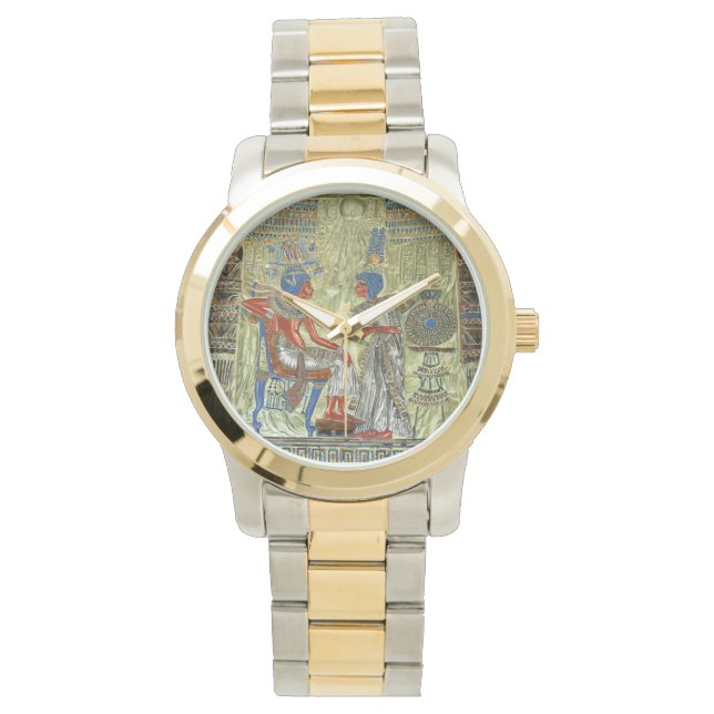 Toetanchamon's Troon Horloge (Voorkant)