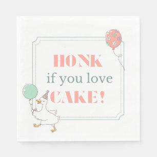 Toeter als je van cake dessert servet houdt