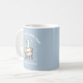 Toeter Als Je Van Thee Houdt Moppige Gans Mok (Voorkant links)