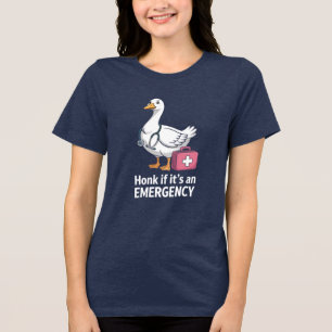  Toeter Als Noodgans Tee Tri-Blend Shirt