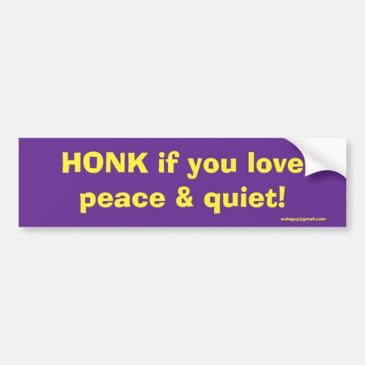 TOETER BUMPERSTICKER (Voorkant)