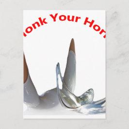 Toeter Op Je Hoorn Briefkaart