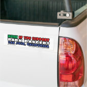 toeter steun parkwachters bumpersticker (Op Truck)