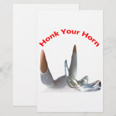 Toeter Toeter Briefpapier (Voorkant / Achterkant)