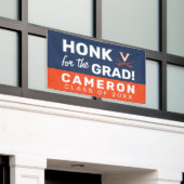 Toeter voor de Virginia Cavalier afgestudeerde Spandoek (Buitenkant Gebouw)
