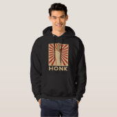 Toeterende gans - Grappige eend kip meme cadeau id Hoodie (Voorkant volledig)