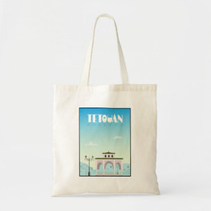 Toetouaanse stad Marokkaanse reisposter Tote Bag