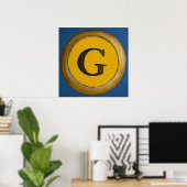 Toets van G Poster (Thuiskantoor)