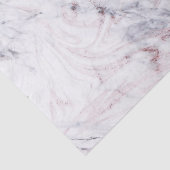 Toets van Rose Witte & Grijze Marmer Werveling Chi Tissuepapier (Detail)