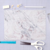 Toets van Rose Witte & Grijze Marmer Werveling Chi Tissuepapier (Craft)