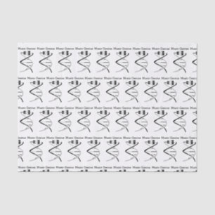 Toetsen aan het DNA van het Muziek-genieDNA Tissuepapier