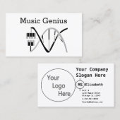 Toetsen aan het DNA van het Muziek-genieDNA Visitekaartje (Voorkant / Achterkant)