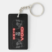 Toetsen aan het meisje sleutelhanger (achterkant)