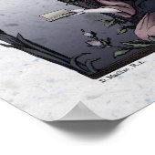 Toetsen "Bright Star" Victoriaans poëzie art 16x20 Poster (Hoek)