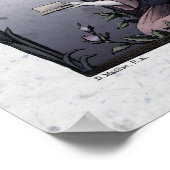 Toetsen "Bright Star" Victoriaans poëzie art 17x22 Poster (Hoek)