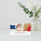 Toetsen, makelaar, makelaar Visitekaartje (Staand voorkant)