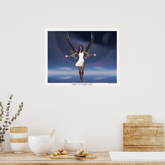 Toetsen naar verbeelding poster (Keuken)