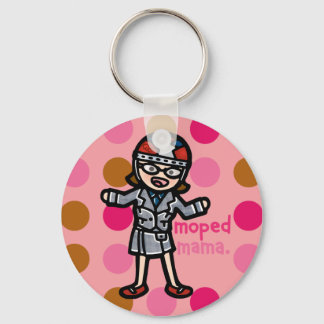 toetsen op de scooter. sleutelhanger