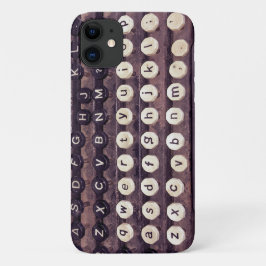 Toetsen op een Oude Schrijfmachine Case-Mate iPhone Case