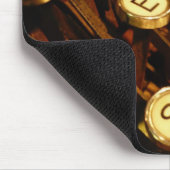 Toetsen op een tekstschrijver muismat (Hoek)