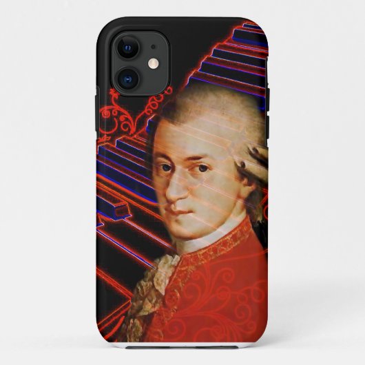 Toetsen van Mozart_ Case-Mate iPhone Case (Achterkant)